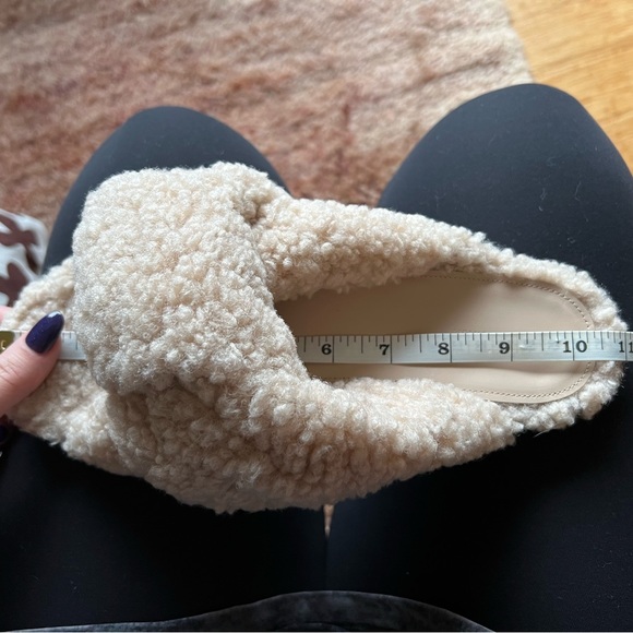 NEW Balenciaga Drapy Shearling Slide Sandals 40.5/10.5 - Picture 14 of 14